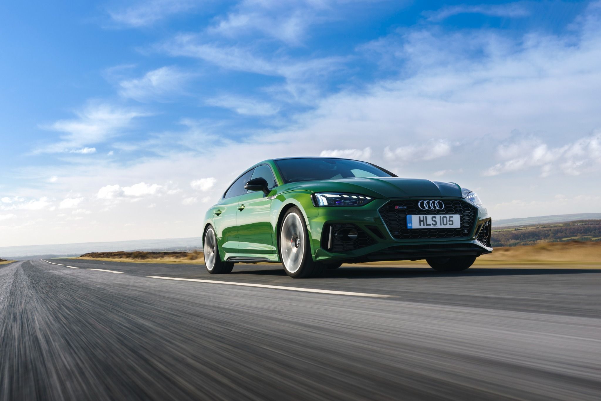 Green Audi RS5 Sportback