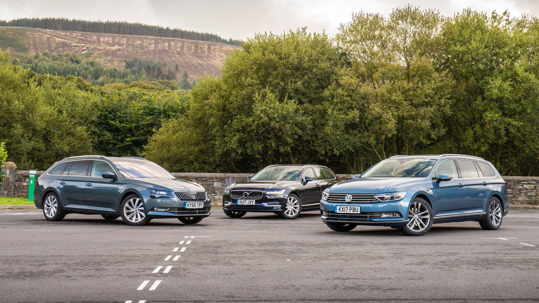 Triple Test: Volkswagen Passat estate v Volvo V90 v Skoda Superb estate