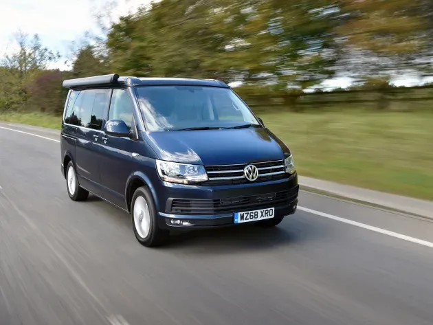 Volkswagen California Ocean Camper driving down the road